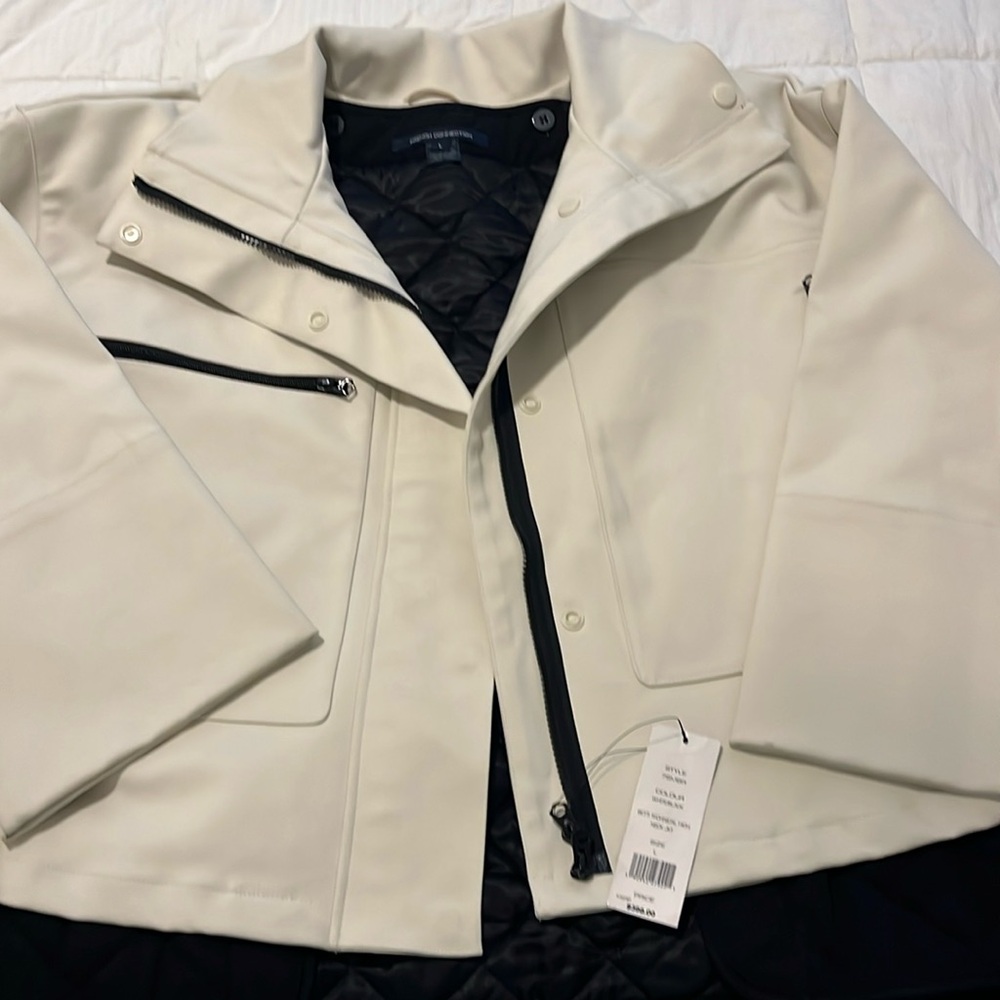 NWT: French Connection Betti Technical High Neck Jacket
